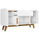 Ver imagem 4 de Aparador Buffet Sala de Jantar com 04 Portas 01 Gaveta Future B02 Branco Cinamomo - Lyam Decor