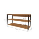 Ver imagem 3 de Sapateira para Quarto Industrial Marrom/Canela/Preto