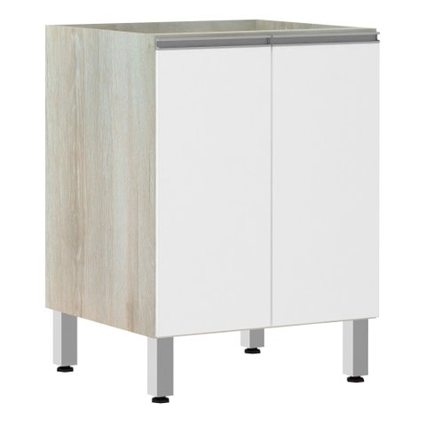 Balcão de Cozinha sem Tampo 60cm 2 Portas Lis Luciane Móveis