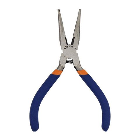 Alicate Mini Western Bico Meia Cana 5 Azul