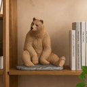 Ver imagem 3 de Decoração Urso em Poliresina Collection Marrom Mart 21562