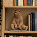 Ver imagem 2 de Decoração Urso em Poliresina Collection Marrom Mart 21562