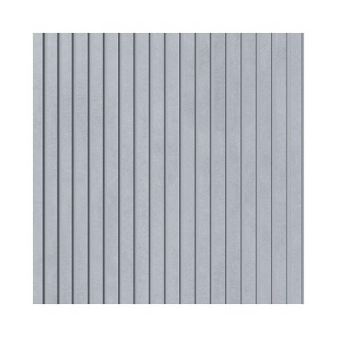 Painel Ripado Eva Laminado Autocolante 10cm Urban Metro M² White com Textura Branco