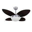 Ver imagem 1 de Ventilador de Teto 4 Pás Vidro Fechado Mini Pétalo Volare