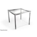 Ver imagem 3 de Base Mesa de Jantar Reno M002 s/ Tampo Preto - Kappesberg