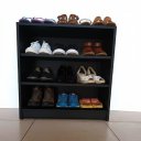 Ver imagem 2 de Balcão Mini Sapateira 100% Mdf Preto Desmontado - Suprema Móveis