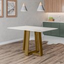 Ver imagem 1 de Mesa de Jantar 136cm Multimóveis CR50044 Carvalho/Off White
