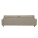 Ver imagem 7 de Sofá Decorativo Isaac 3 Lugares Sala de Estar 240cm Pés em Aço Couro Bege G88 - Gran Belo