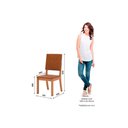 Ver imagem 3 de Kit 2 Cadeiras Sala Jantar Milla Plus 2 Un Nature/courano Caramelo - Henn