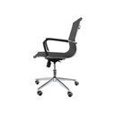 Ver imagem 4 de Kit 2 Cadeiras De Escritório Diretor Charles Eames Mesh Preta