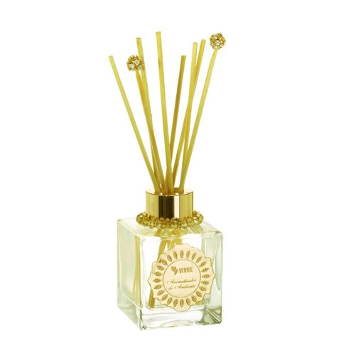 Difusor Aromas Vidro Shine 100ml Enf.dourados - Fragrância: H.stern