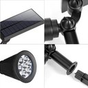 Ver mais imagens de Luminaria Solar Espeto Quintal Jardim Casa 7 Leds Iluminaçao Externa Ambiente Exterior Garagem