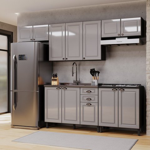 Cozinha Americana Modulada Compacta 5 Peças Paris