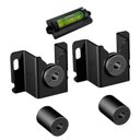 Ver imagem 1 de Suporte Fixo de Parede Universal para Tv, Elg, Genius, de 14" a 100", Suporta até 100kg, Preto