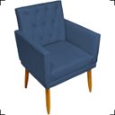 Ver imagem 3 de Kit Namoradeira Decorativa Para Sala Capitonê Com Base + 4 Poltronas Para Recepção Suede