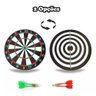 Jogo de Dardos Profissional Kit 4 Tiro Ao Alvo Duplo 29cm - 2