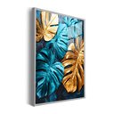 Ver imagem 1 de Quadro Costela de Adao Ii: Moldura Branca Canvas com Vidro/ 100x150