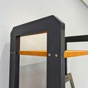 Ver imagem 4 de Aparador Linea Slim Moderno 4 Prateleiras Madeira Maciça 54cm Artfactory Design