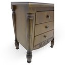 Ver imagem 2 de Mesa de Cabeceira Império - Cl403 Mmj-cl Cl-castanho