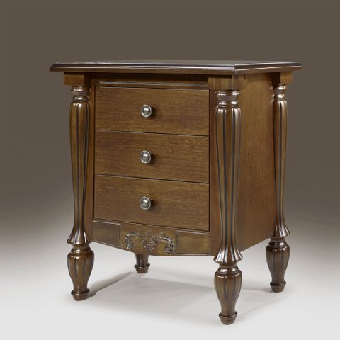 Mesa de Cabeceira Império - Cl403 Mmj-cl Cl-castanho