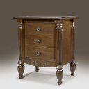 Ver imagem 1 de Mesa de Cabeceira Império - Cl403 Mmj-cl Cl-castanho