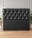 Ver imagem 5 de Cabeceira de Cama Box Casal: Corino Preto