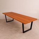 Ver imagem 5 de Mesa Industrial para Área Gourmet Madeira Maciça Lanna com Ferragem 3,00 x 1,00 Preto