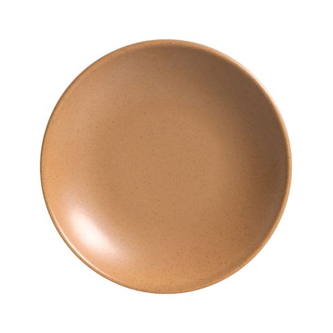 Conjunto com 6 Pratos Fundo Coup Organic Terracota Ø25cm Alleanza Cerâmica