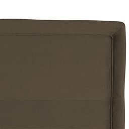 Cabeceira Orgânica Naturale Tecido Bouclê Premium - Marrom - 1,40 Casal - 4