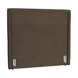 Cabeceira Orgânica Naturale Tecido Bouclê Premium - Marrom - 1,40 Casal - 3
