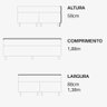 Cama Box Casal Conjugada Aspen 138x188 Molas Ensacadas Euro Pillow D26 Umaflex - Cinza - 5