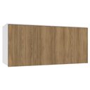 Ver imagem 1 de Armário Ponte Modulado Aéreo Casal N542 Adapt C- 4 Portas Branco-nogueira - Kappesberg