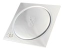 Ver imagem 1 de Jogo Kit 4 Ralo Inteligente Banheiro Inox Click Up Quadrado 10cm Acabamento Excelente
