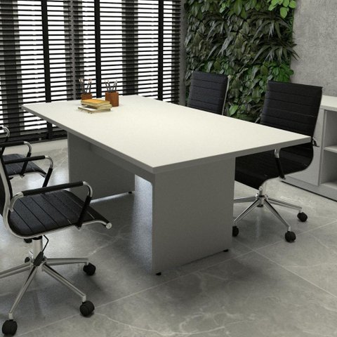 Mesa de Reunião 1,80m Escritório Corporativo F5 Office 