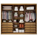 Ver imagem 2 de Guarda Roupa Casal Logan 3 Portas 8 Gavetas Cumaru 23 com Nicho – Novo Horizonte