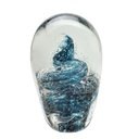 Ver imagem 1 de Escultura Decorativa em Vidro Verde e Transparente 14,5cm