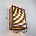 Ver imagem 2 de Luminária Parede Decorativa Led Corredor Quarto Sala P Ferro