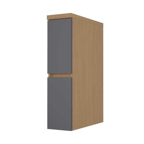 Balcão Porta Condimentos Nesher Condessa 20cm MDF Carvallho