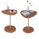 Ver imagem 2 de Mesa Canto Bia Kit 2 Peças 100% Mdf Terracota - Pnr Móveis