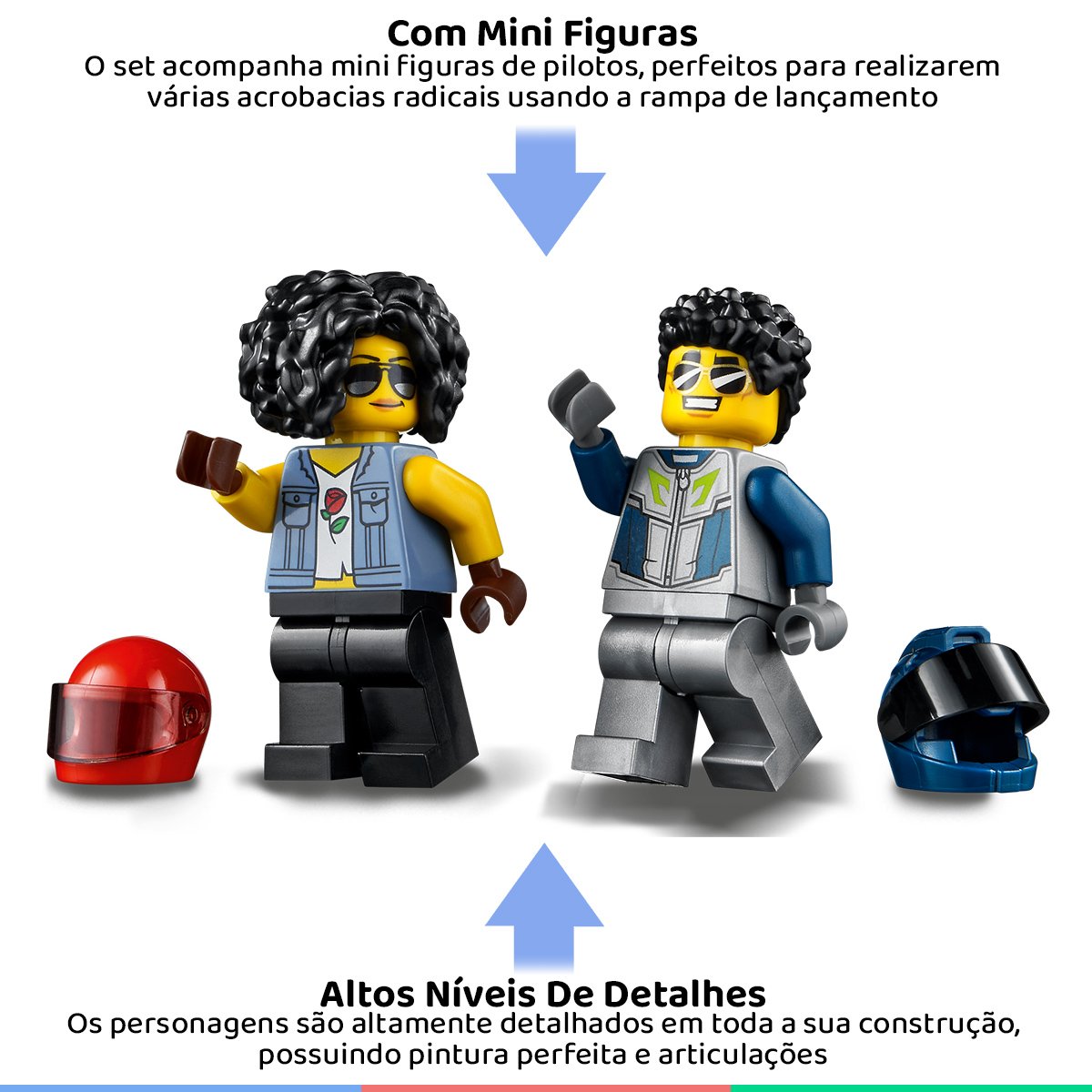 Mini blocos de construção para crianças, montando figuras de ação