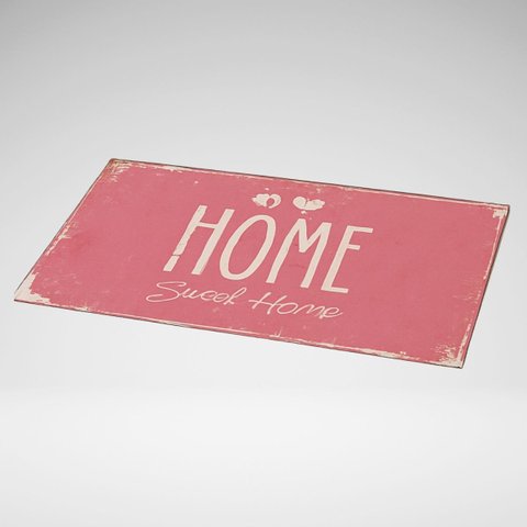 Tapete Entrada Porta 65cm X 45cm Sweet Home