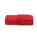 Ver imagem 1 de Lençol de Baixo Solteiro Avulso com Elástico Luiza Algodão Percal 180 Fios - Vermelho