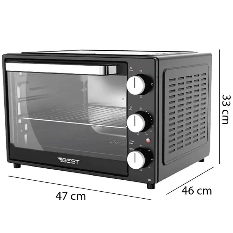 Fogão Cooktop 4 Bocas Preto + Forno de Eletrico 44 Litros 127v - 3