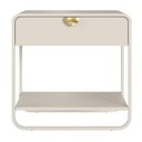 Ver imagem 4 de Mesa de Cabeceira 1g Organica 60 cm 28061 Off White Artesano