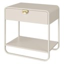 Ver imagem 1 de Mesa de Cabeceira 1g Organica 60 cm 28061 Off White Artesano