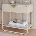 Ver imagem 2 de Mesa de Cabeceira 1g Organica 60 cm 28061 Off White Artesano