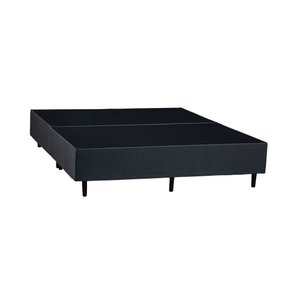 Base Box Queen Size Bipartido 158x198cm Estrutura Madeira Eucalipto Reforçada Suporte 150kg/m²