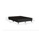 Ver imagem 3 de Base Box Queen Size Bipartido 158x198cm Estrutura Madeira Eucalipto Reforçada Suporte 150kg/m²