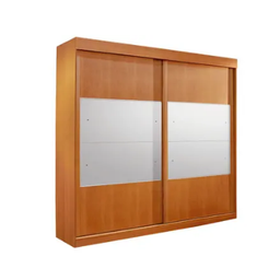 Guarda Roupa Casal 2 Portas de Correr com Espelho Trancoso - Móveis Valverde - Cinamomo - 1 Guarda Roupa Casal 2 Portas de Correr com Espelho Trancoso - Móveis Valverde - Cinamomo - 1