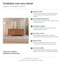 Ver imagem 4 de Buffet Arco 188 cm Porta Sextavada Incolar Cedro